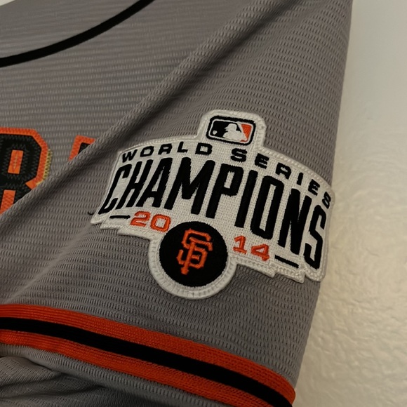 Lightly worn Sf Giants jersey Bumgarner World Series 2014 - Picture 3 of 3